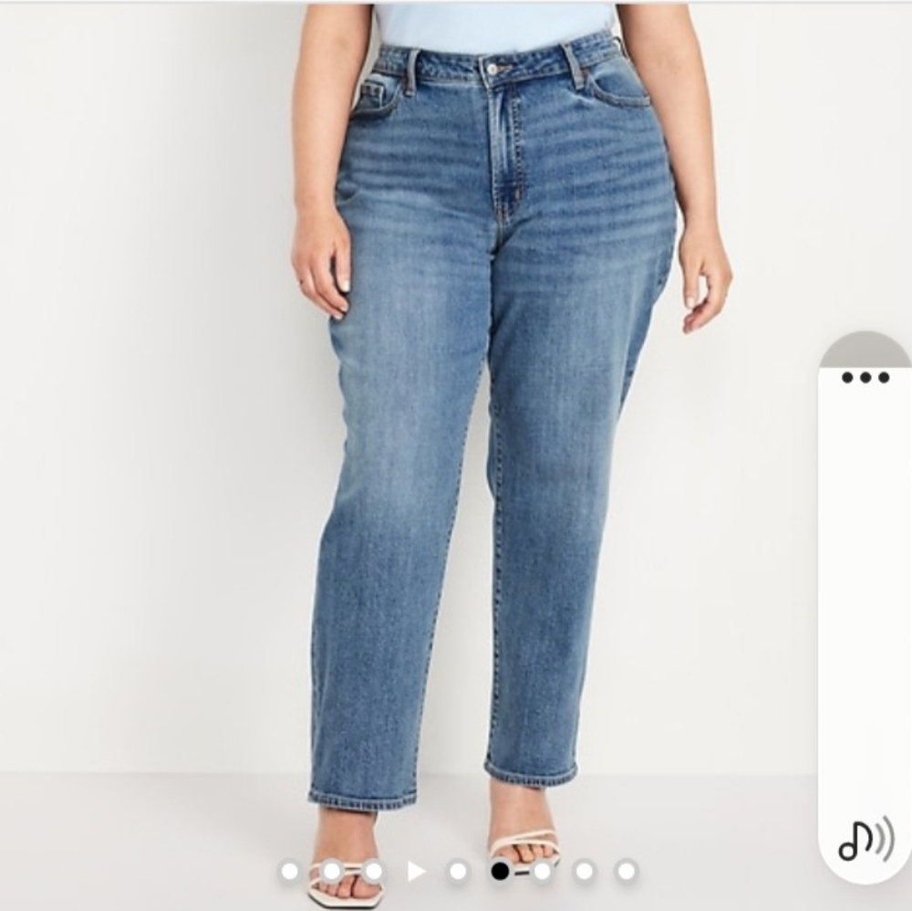 Old Navy Curvy High-Waisted Jeans NWT - Picture 2 of 2
